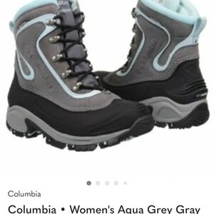Columbia Women's Aqua Grey Hiking Boots